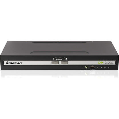 IOGEAR 2-Port Single View DisplayPort KVM Switch w/Audio and CAC support GCS1412TAA4C