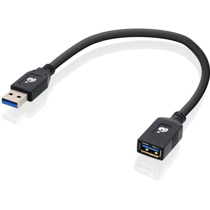 Câble d'extension USB 3.0 IOGEAR mâle vers femelle 12 pouces G2LU3AMF