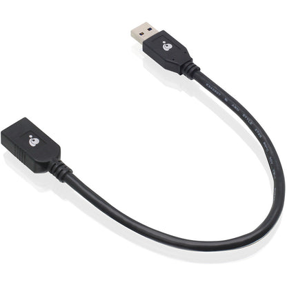Câble d'extension USB 3.0 IOGEAR mâle vers femelle 12 pouces G2LU3AMF