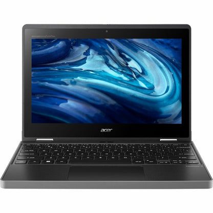 Acer TravelMate Spin B3 B311RN-33 TMB311RN-33-C0JS Ordinateur portable convertible 2 en 1 à écran tactile 11,6" - WXGA - Intel N100 - 4 Go - Mémoire flash 128 Go - Clavier anglais - Noir NX.VZ3AA.002