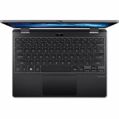 Acer TravelMate Spin B3 B311RN-33 TMB311RN-33-C0JS Ordinateur portable convertible 2 en 1 à écran tactile 11,6" - WXGA - Intel N100 - 4 Go - Mémoire flash 128 Go - Clavier anglais - Noir NX.VZ3AA.002