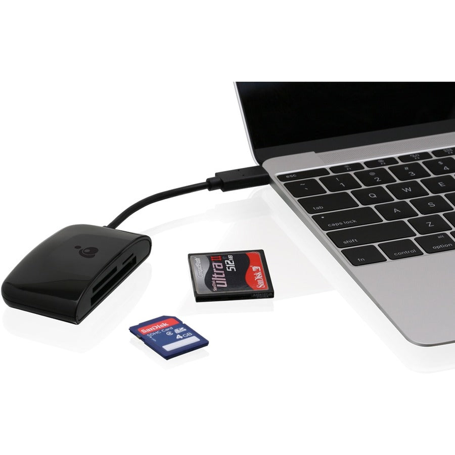 Lecteur/enregistreur de cartes à 3 emplacements USB-C IOGEAR GFR3C13