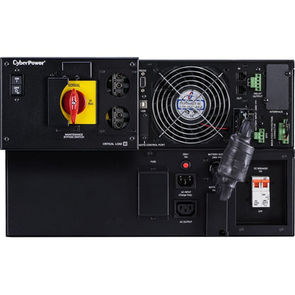 Onduleur en ligne CyberPower OL8KRT3UHW 8 kVA 6 U Bypass de maintenance HW-I/O uniquement 200-240 V RT 3 ans OL8KRT3UHW