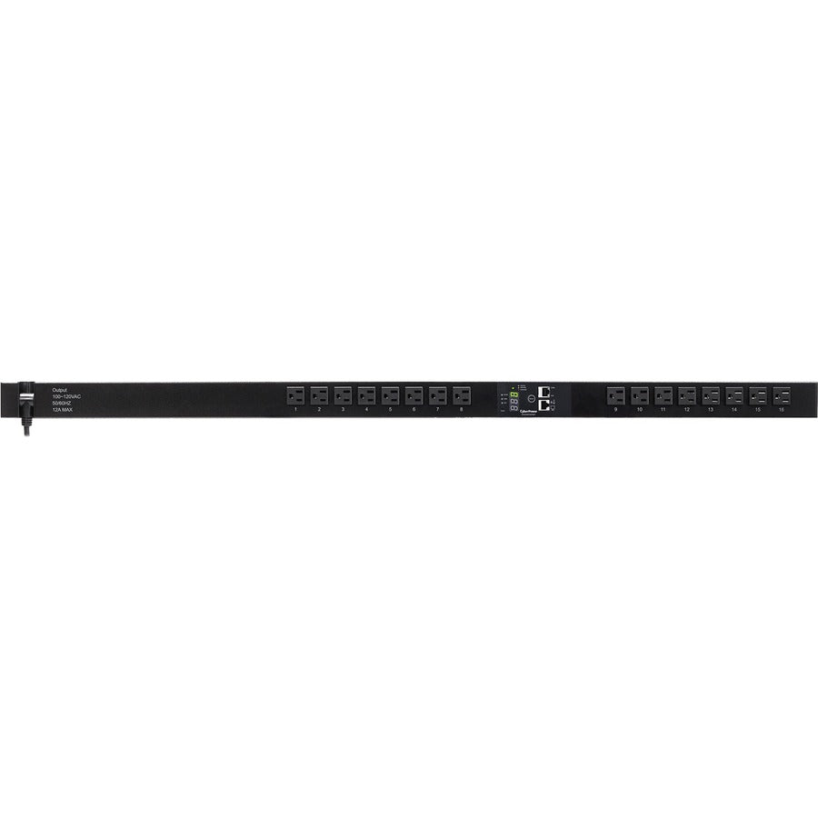 PDU surveillé CyberPower RM 0U PDU15SWV16FNET 15 A 120 V 16 prises PDU15MV16FNET