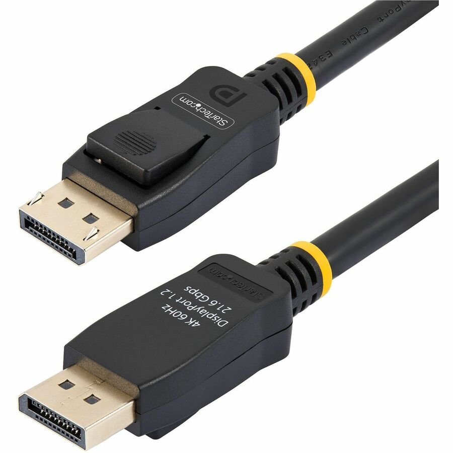 Câble DisplayPort certifié VESA de 3 m (10 pi) de StarTech.com - Lot de 10 - Câble DisplayPort 1.2 avec loquets, 4K 60 Hz UHD - Connecteurs DP verrouillables DISPLPORT10L10PK