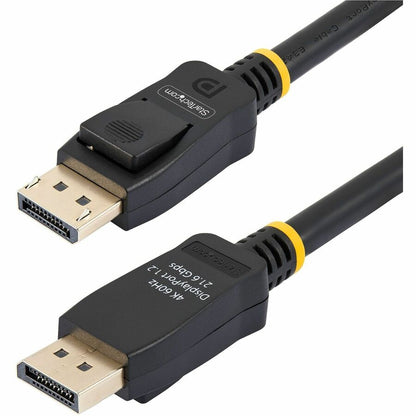 Câble DisplayPort certifié VESA de 3 m (10 pi) de StarTech.com - Lot de 10 - Câble DisplayPort 1.2 avec loquets, 4K 60 Hz UHD - Connecteurs DP verrouillables DISPLPORT10L10PK