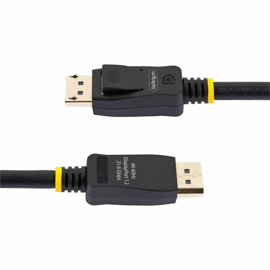 Câble DisplayPort certifié VESA de 3 m (10 pi) de StarTech.com - Lot de 10 - Câble DisplayPort 1.2 avec loquets, 4K 60 Hz UHD - Connecteurs DP verrouillables DISPLPORT10L10PK