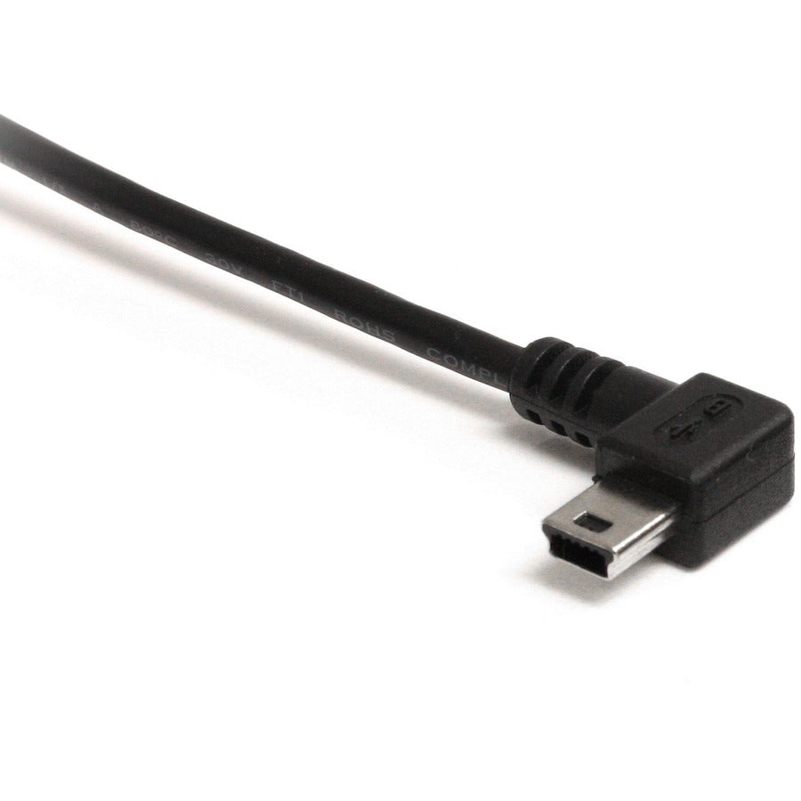 Câble mini USB StarTech.com de 0,9 m - Mini B coudé vers A vers mini B coudé vers la gauche USB2HABM3LA