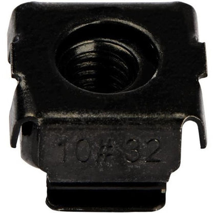 Écrous à cage StarTech.com 10-32 - Lot de 50 - Noir (CABCAGENUTS1032) CABCAGENUTS1032