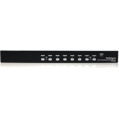 StarTech.com 8 Port 1U Rackmount DVI USB KVM Switch SV831DVIU
