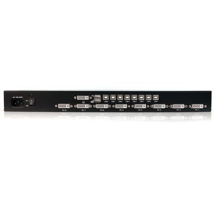 StarTech.com 8 Port 1U Rackmount DVI USB KVM Switch SV831DVIU