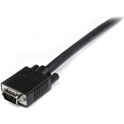 Câble coaxial VGA haute résolution StarTech.com de 30 cm (1 pi) pour moniteur HD15 M/M MXT101MMHQ1