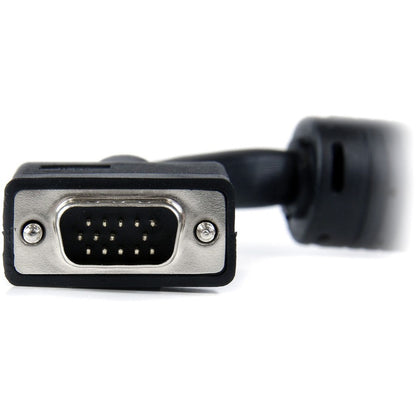 Câble coaxial VGA haute résolution StarTech.com de 30 cm (1 pi) pour moniteur HD15 M/M MXT101MMHQ1
