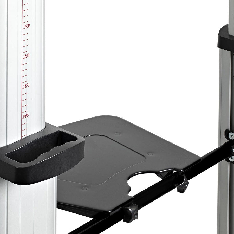 StarTech.com Support TV double, TV VESA 60 pouces jusqu'à 50 kg/110 lb chacune, support d'écran mobile réglable en hauteur, support TV roulant sur roulettes STNDMTVDUO