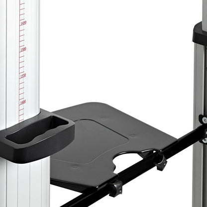 StarTech.com Support TV double, TV VESA 60 pouces jusqu'à 50 kg/110 lb chacune, support d'écran mobile réglable en hauteur, support TV roulant sur roulettes STNDMTVDUO