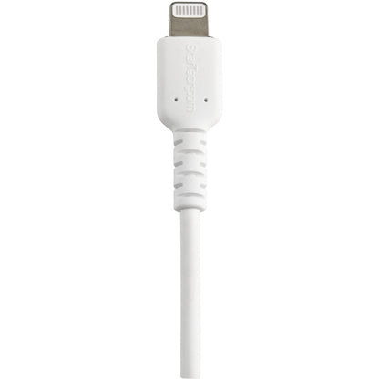 StarTech.com Câble USB-A vers Lightning blanc durable de 30 cm, câble de charge/synchronisation robuste et résistant pour Apple iPhone/iPad certifié MFi RUSBLTMM30CMW