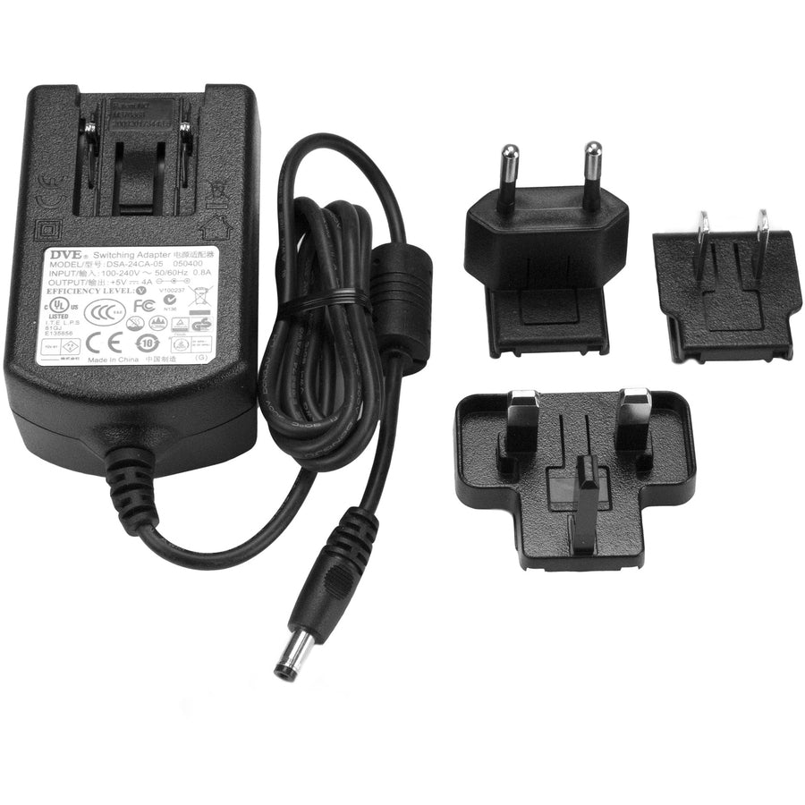 Adaptateur d'alimentation de rechange 5 V CC de Star Tech.com - 5 volts, 4 ampères SVA5M4NEUA