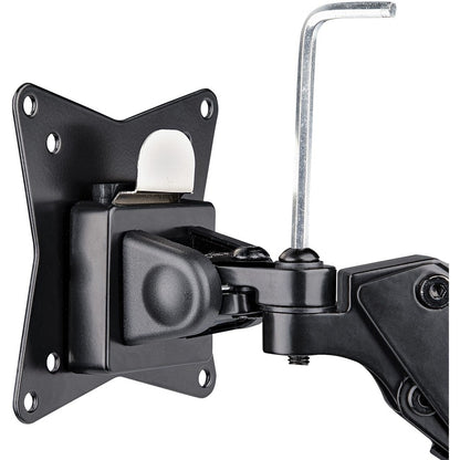 StarTech.com Bras de support de bureau pour écran VESA simple de 49 pouces (8 kg), articulé et réglable en hauteur, pince en C/œillet ARMPIVOTE2
