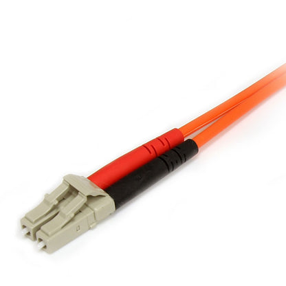 Câble à fibre optique StarTech.com de 2 m - Cordon de raccordement à fibre optique LSZH duplex multimode 62,5/125 - LC/SC FIBLCSC2