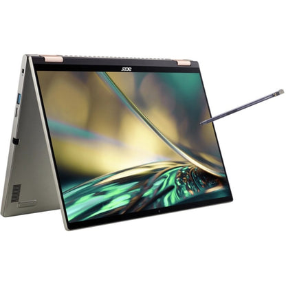 Acer Spin 5 SP514-51N SP514-51N-70LZ Ordinateur portable convertible 2 en 1 à écran tactile 14" - WQXGA - Intel Core i7 12e génération i7-1260P - 16 Go - SSD 1 To - Clavier anglais - Gris béton NX.K08AA.001