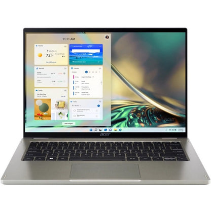 Acer Spin 5 SP514-51N SP514-51N-70LZ Ordinateur portable convertible 2 en 1 à écran tactile 14" - WQXGA - Intel Core i7 12e génération i7-1260P - 16 Go - SSD 1 To - Clavier anglais - Gris béton NX.K08AA.001