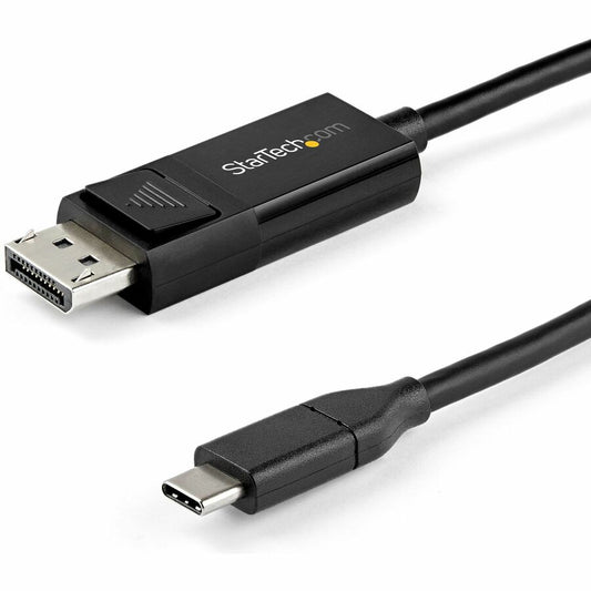StarTech.com Câble USB C vers DisplayPort 1.4 8K 60 Hz/4K de 2 m - Câble adaptateur vidéo réversible DP vers USB-C ou USB-C vers DP HBR3/HDR/DSC CDP2DP142MBD