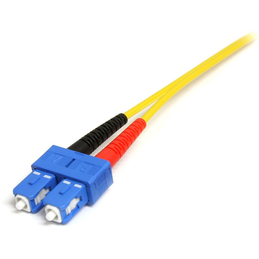 Câble à fibre optique StarTech.com de 10 m - Câble de raccordement à fibre optique LSZH duplex monomode 9/125 - LC/SC SMFIBLCSC10