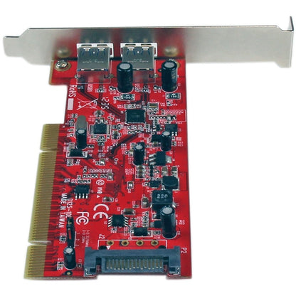 StarTech.com Carte adaptateur USB 3.0 SuperSpeed ​​PCI à 2 ports avec alimentation SATA - 5 Gbit/s PCIUSB3S22