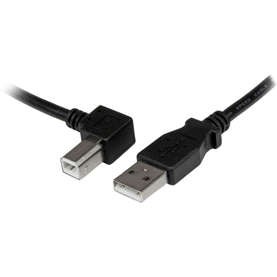 Câble USB 2.0 A vers B coudé vers la gauche de 2 m de StarTech.com - M/M USBAB2ML