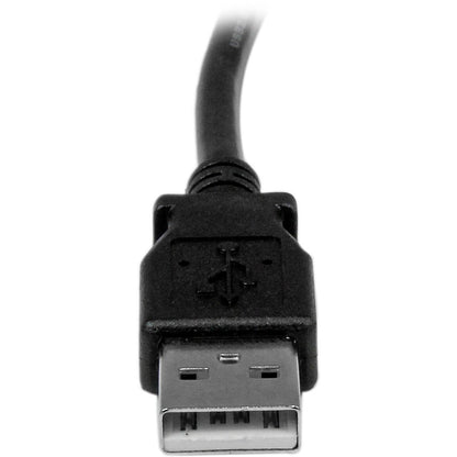 Câble USB 2.0 A vers B coudé vers la gauche de 2 m de StarTech.com - M/M USBAB2ML