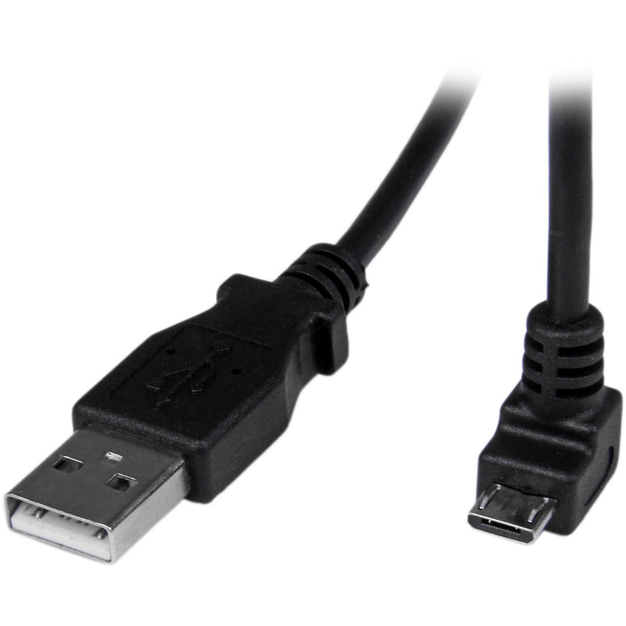 Câble micro USB StarTech.com de 2 m - A vers Micro B coudé vers le bas USBAUB2MD