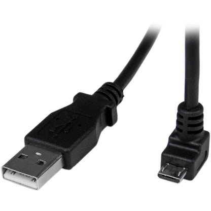 Câble micro USB StarTech.com de 2 m - A vers Micro B coudé vers le bas USBAUB2MD