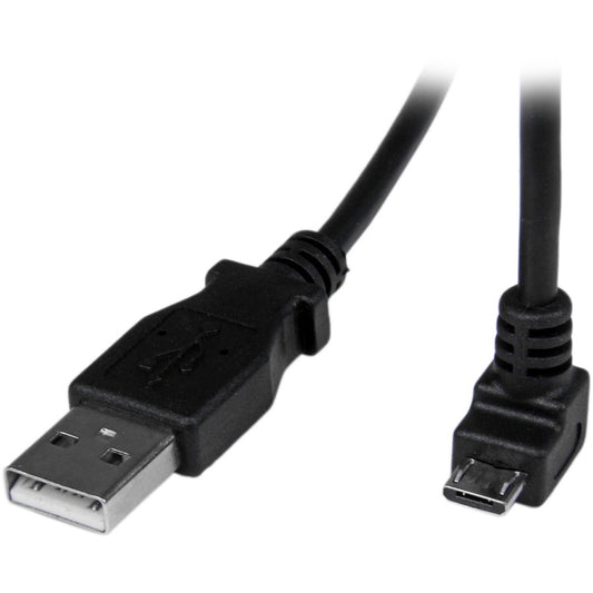 Câble micro USB StarTech.com de 2 m - A vers Micro B coudé vers le bas USBAUB2MD