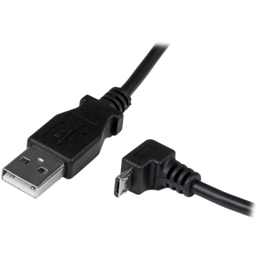 Câble micro USB StarTech.com de 2 m - A vers Micro B coudé vers le bas USBAUB2MD