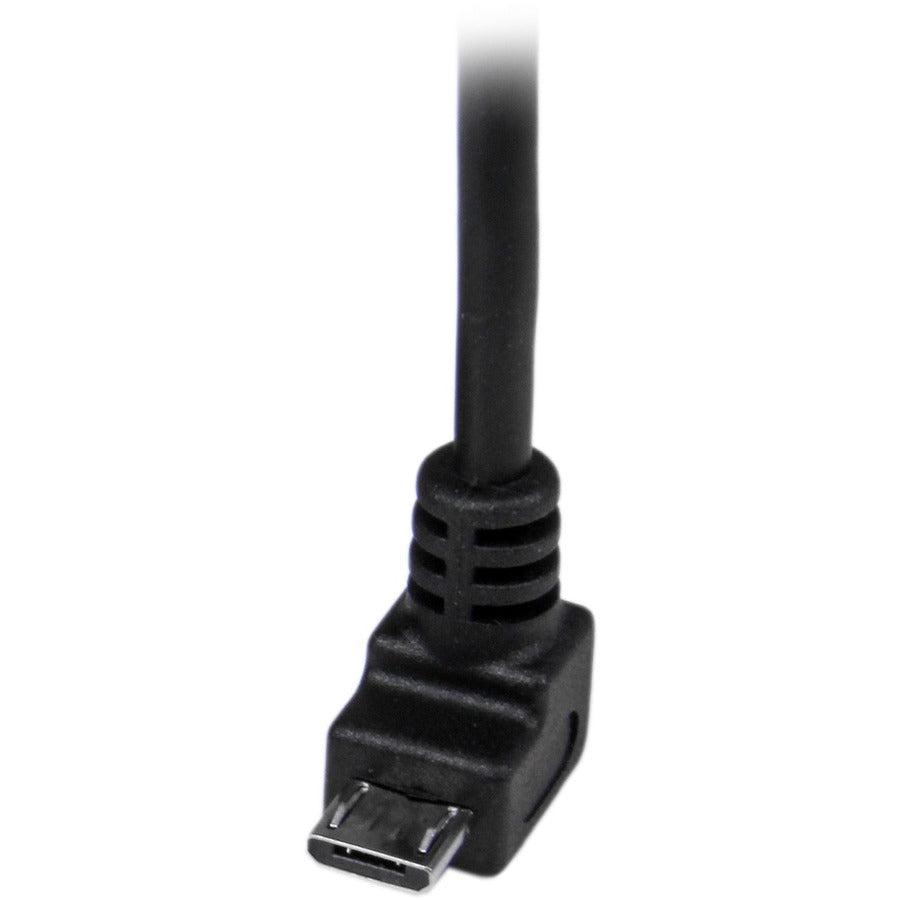 Câble micro USB StarTech.com de 2 m - A vers Micro B coudé vers le bas USBAUB2MD