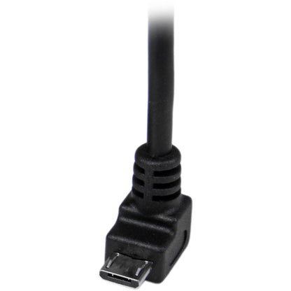 Câble micro USB StarTech.com de 2 m - A vers Micro B coudé vers le bas USBAUB2MD