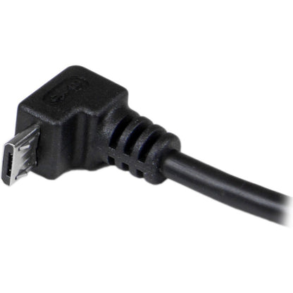 Câble micro USB StarTech.com de 2 m - A vers Micro B coudé vers le bas USBAUB2MD