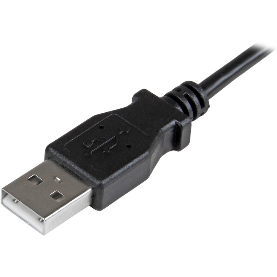 Câble de charge et de synchronisation micro-USB à angle droit M/M de 1 m StarTech.com - USB 2.0 A vers micro-USB - 30/24 AWG USBAUB1MRA