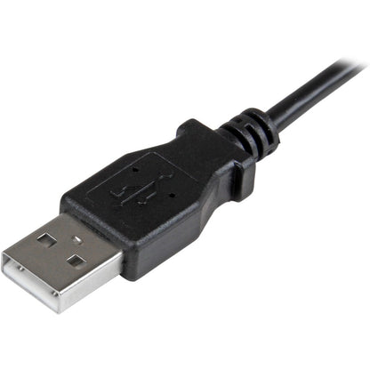 Câble de charge et de synchronisation micro-USB à angle droit M/M de 1 m StarTech.com - USB 2.0 A vers micro-USB - 30/24 AWG USBAUB1MRA