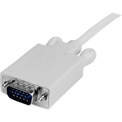 StarTech.com Câble adaptateur convertisseur Mini DisplayPort™ vers VGA de 3 m - mDP vers VGA 1920 x 1200 - Blanc MDP2VGAMM10W