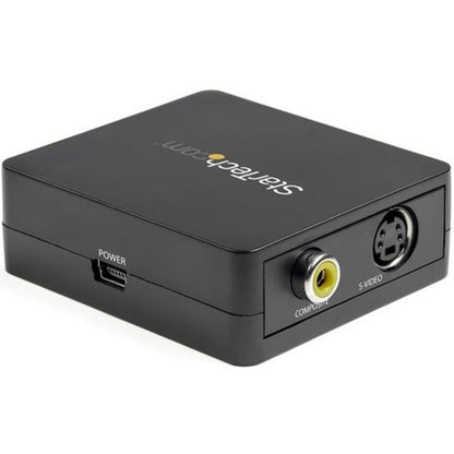 StarTech.com Convertisseur VGA vers RCA et S-Vidéo 1080p - Alimentation USB - Entrée VGA haute résolution avec mise à l'échelle dynamique (VGA2VID2) VGA2VID2