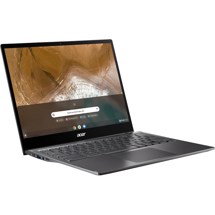 Acer CP713-2W CP713-2W-568T Chromebook convertible 2 en 1 à écran tactile 13,5" - 2K - Intel Core i5 10e génération i5-10210U - 16 Go - SSD 256 Go - Clavier anglais (États-Unis) - Gris acier NX.HQBAA.002