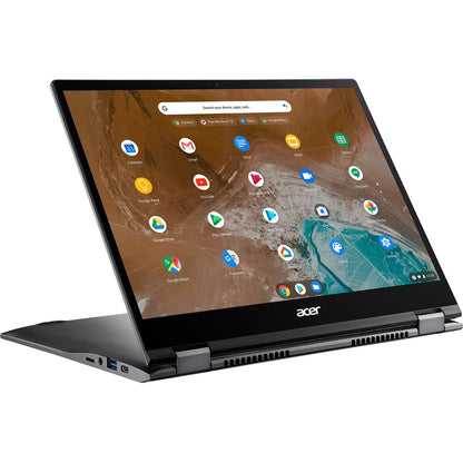 Acer CP713-2W CP713-2W-568T Chromebook convertible 2 en 1 à écran tactile 13,5" - 2K - Intel Core i5 10e génération i5-10210U - 16 Go - SSD 256 Go - Clavier anglais (États-Unis) - Gris acier NX.HQBAA.002
