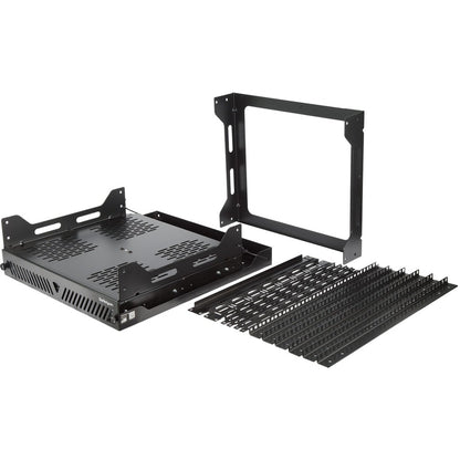 StarTech.com Rack réseau à cadre ouvert 12U 19" - Rack coulissant à 4 montants de 17" de profondeur pour équipement informatique/données audiovisuelles - Rotatif/extractible/pivotant PORACK12U
