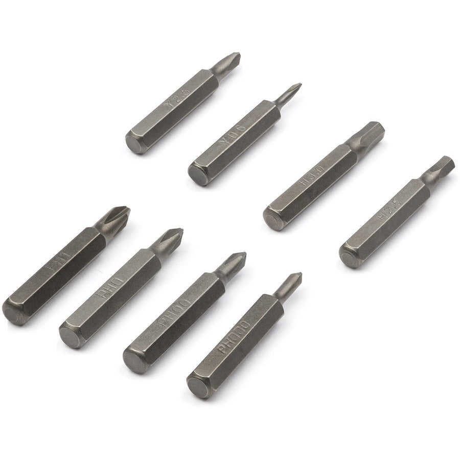 StarTech.com Jeu de tournevis de précision électrique 20 embouts, sans fil/alimenté par batterie, kit de tournevis à embout magnétique pour réparation d'ordinateur portable/ordinateur/téléphone CTK20PCEDRIVE