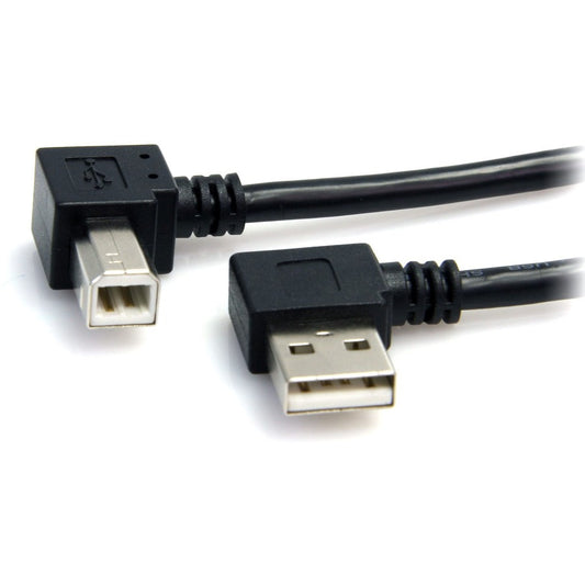 Câble USB à angle droit A vers B de 0,9 m StarTech.com - M/M USB2HAB2RA3