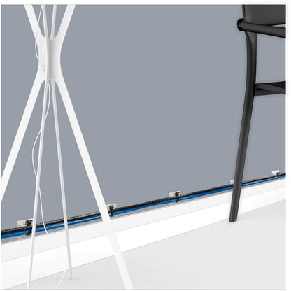 StarTech.com Lot de 100 supports de serre-câbles avec ruban adhésif pour attaches de 5,5 mm de large - Supports de serre-câbles en nylon/plastique - 94V-2 Fire &amp; UL CBMCTM3