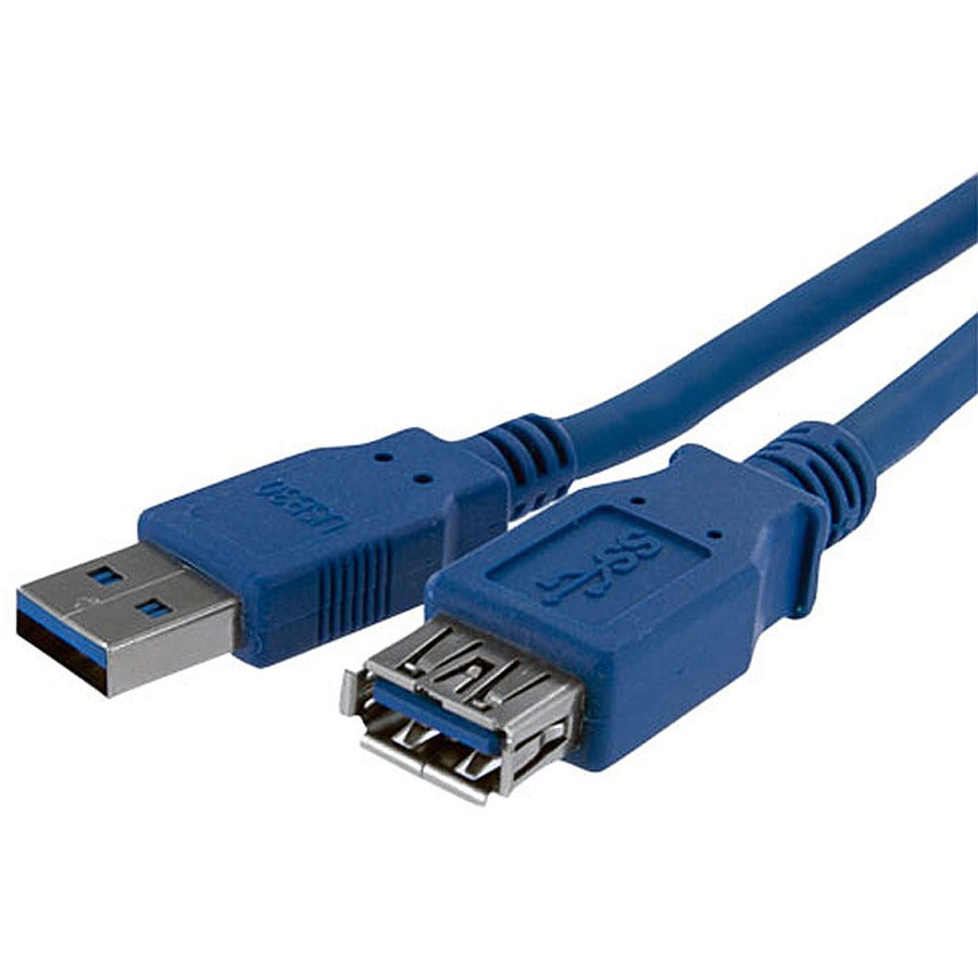 Câble d'extension USB 3.0 SuperSpeed ​​(5 Gbit/s) A vers A de StarTech.com - M/F - 1 m - Bleu - USB3SEXT1M
