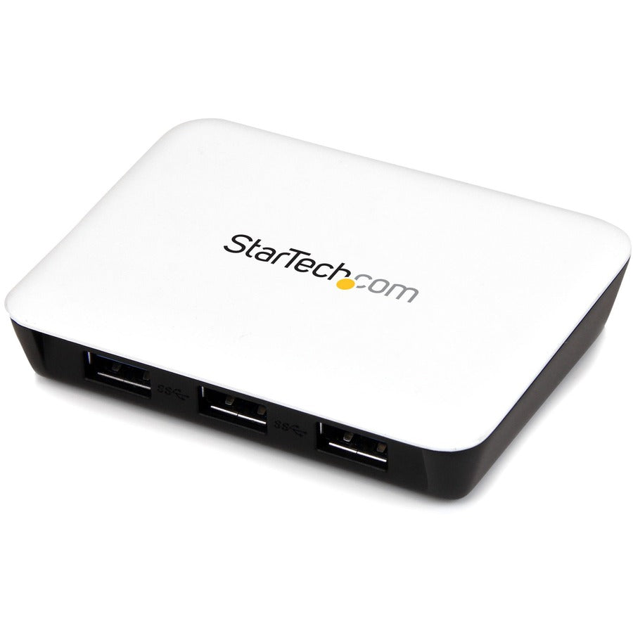 Adaptateur réseau StarTech.com USB 3.0 vers Gigabit Ethernet NIC avec hub 3 ports - Blanc ST3300U3S