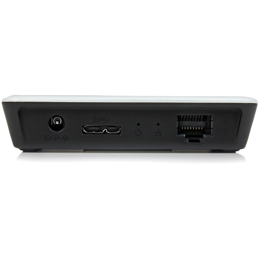 Adaptateur réseau StarTech.com USB 3.0 vers Gigabit Ethernet NIC avec hub 3 ports - Blanc ST3300U3S
